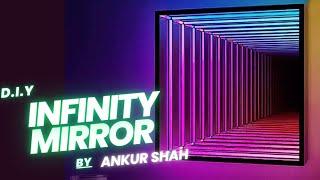  DIY Infinity Mirror | Mind-Blowing Optical Illusion! #DIY #SchoolProject #Science #experiment