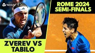 Alexander Zverev vs Alejandro Tabilo Semi-Final Highlights | Rome 2024