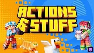 ACTIONS & STUFF - THE BEST ANIMATED TEXTURE PACK FOR MINECRAFT IN-DEPTH REVIEW (OFFICIAL)