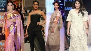 Shraddha Kapoor, Vidya Balan & Dia Mirza | Lakme Fashion Week - Day 02