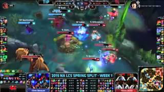 LolClass Big Play - OMG Gogoing breakdown teamfight between Team Impulse and Team Liquid W1D1 NALCS