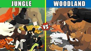 Jungle vs Woodland Animals [S1] | Animal Animation