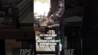 How To Make A Board Smoothest & Straightest #carpenter #carpentry #woodworking #craftsman #youtube
