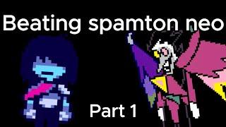 Trying to beat spamton neo | pengwu