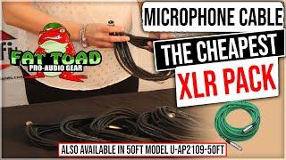 Fat Toad XLR Microphone Cable Review and Product Demonstration Model AP2109