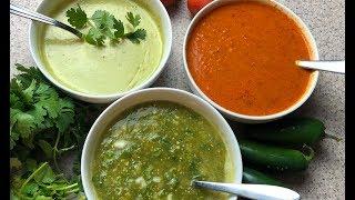 TOP 3 SALSAS PARA TACOS:: SALSAS MEXICANAS:: FACIL Y RAPIDAS 