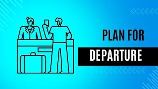 Planning for departure at Front office