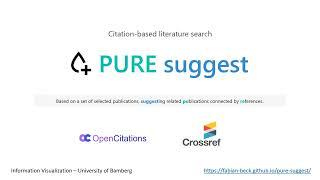 Citation-based literature search with PUREsuggest (v0.10.1)—A brief introduction