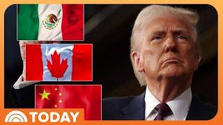 Trump halts tariffs on goods from Mexico, Canada after stocks fall