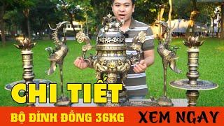 bộ đỉnh đồng 36 kg đồng catut tại Đệ Nhất Đỉnh