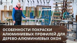 Дерево-алюминиевые окна: способы и особенности покраски алюминиевых профилей, варианты цветов