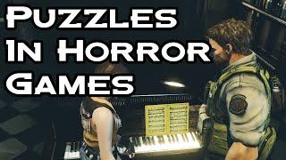 Puzzles in horror games