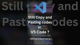 Stop Using Cut & Paste — Try This Shortcut Instead! |  #coding