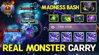 REAL MONSTER HARD CARRY Faceless Void With Madness Bash & FACET TIME ZONE 100% Show No Mercy DotA 2