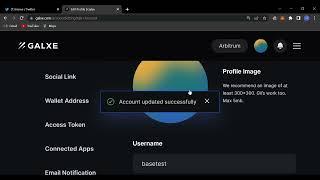 how to link Ur socials to Ur wallet on galxe