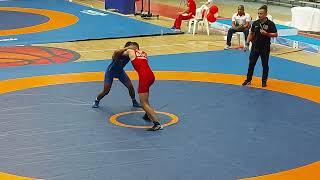 Daniel Dueñas Nariño vs Bogotá  final lucha olímpica 2022 Categoría 62 kg sub 15