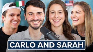 Marrying an Italian, language barriers & living with my parents w/ Carlo & Sarah | Ep. 59