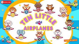 ️ 10 Little Airplanes | Fun Counting | Learn to Count with Airplanes @CoComelon  @BanananaKids