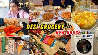 New Ghar jana tha tu Desi Grocery karne gaye | Kia Kia lay ke aye hun️ House Registration