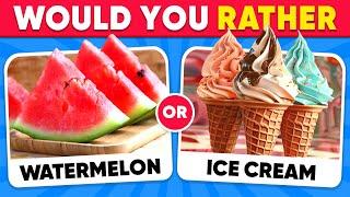 Would You Rather...? SUMMER Food and Drinks Edition  Quiz Kingdom