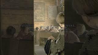  At The School Door (c. 1897) | Nikolay Bogdanov-Belsky | #art #painting #history