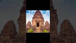 Ancient Hindu khmer temple in Angkor Wat, Cambodia