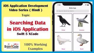 How to Implement Search Bar with Collection View in Swift 5 XCode | Hindi | Create iOS Application