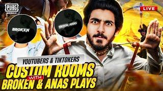 AJJ PUBLIC FAVOURITE TIKTOKERS BROKEN PLAYS & ANAS PLAYS K SATH TIKTOKERS + YOUTUBERS CUSTOM ROOMS