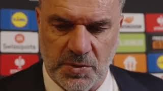 POST-MATCH INTERVIEW: Ange Postecoglou: AK Alkmaar 1-0 Tottenham