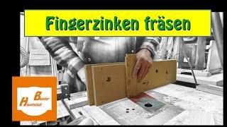 Fingerzinken Fräsen,