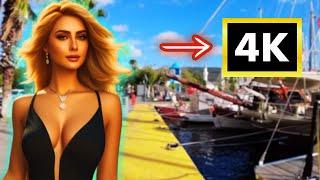 For Relaxing Immerse Yourself in Turkey's Enchanting City / A Virtual Walk City Ambiance in 4K
