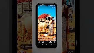 Old Grandmother Beating The Cow By Stick And Showing In Mobile Gadgets #shorts #gadgets