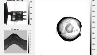 Building a CAT Scanner: CAT scan reconstruction of switch 6 deg per step