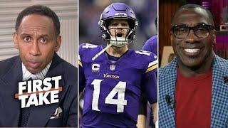 FIRST TAKE | Vikings are officially Sam Darnold’s team, a best team in NFL - Stephen A. Smith