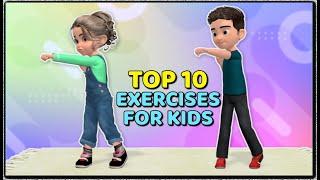 TOP 10 EASY WARM UP EXERCISES FOR KIDS