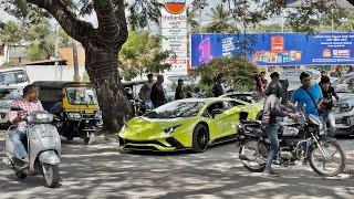 Supercars in India (Bangalore & Mysore) 2024 November | Ferrari SF90, Aventador, 812...