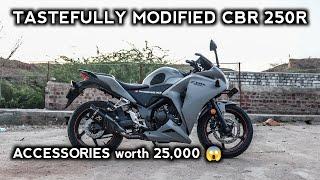 CBR 250R WITH DECENT MODIFICATIONS | DARK MATTE GREY WRAP