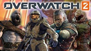 Kratos, Master Chief, Doom Slayer and Geralt play Overwatch 2 - Bonding Time with the BOIS