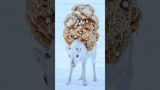 Rescue in the Snow Reindeer Calf Freed from Mysterious Giant Growth  #animalrescue #polarrescue