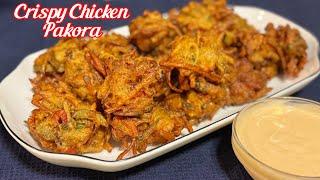 Crispy Chicken And Veggies Pakora Recipe | Snacks | Tea Time Snacks | Evening Snacks