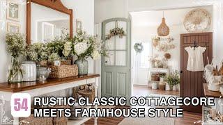 2025 Rustic Elegance: Classic Cottagecore Meets Farmhouse Style with Luxury Vintage Decor Ideas