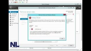 How to Uninstall Certificate Authority Role in Windows Server 2012 R2