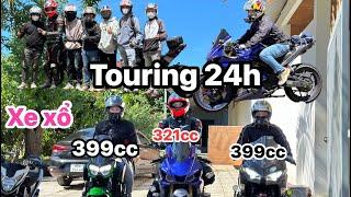 chuyến tour bất ổn của Lê Hiếu với Ae xe xổ, Exciter 321cc bị gõ u trán | touring Bình Thuận