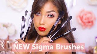 Trying out the NEW Sigma Soft Blend Brush Set | Review & Trial