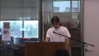 Walter Mendez Norco Campus Poetry Performance 4 30 09