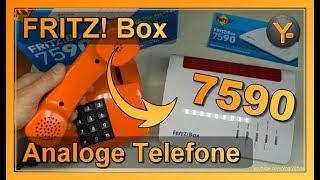 AVM FRITZ! Box 7590: Analoge Schnur-Telefone einrichten