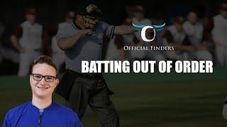 BATTING OUT OF ORDER | Umpire Training