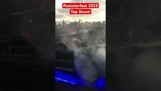 Awesome top down burnout @foxtoberfest #mustangs #foxbody #fordmustang #foxbodymustang #burnout