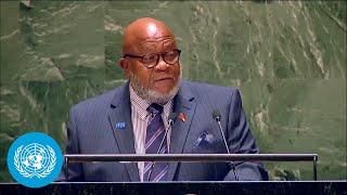 Newly elected 78th President of the UN General Assembly - Dennis Francis | United Nations