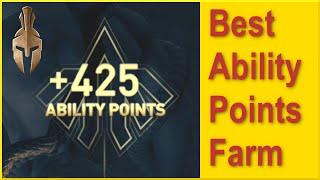 Assassins Creed Odyssey - Best Ability Point Farm - How to get infinite Ability Points in 2023!